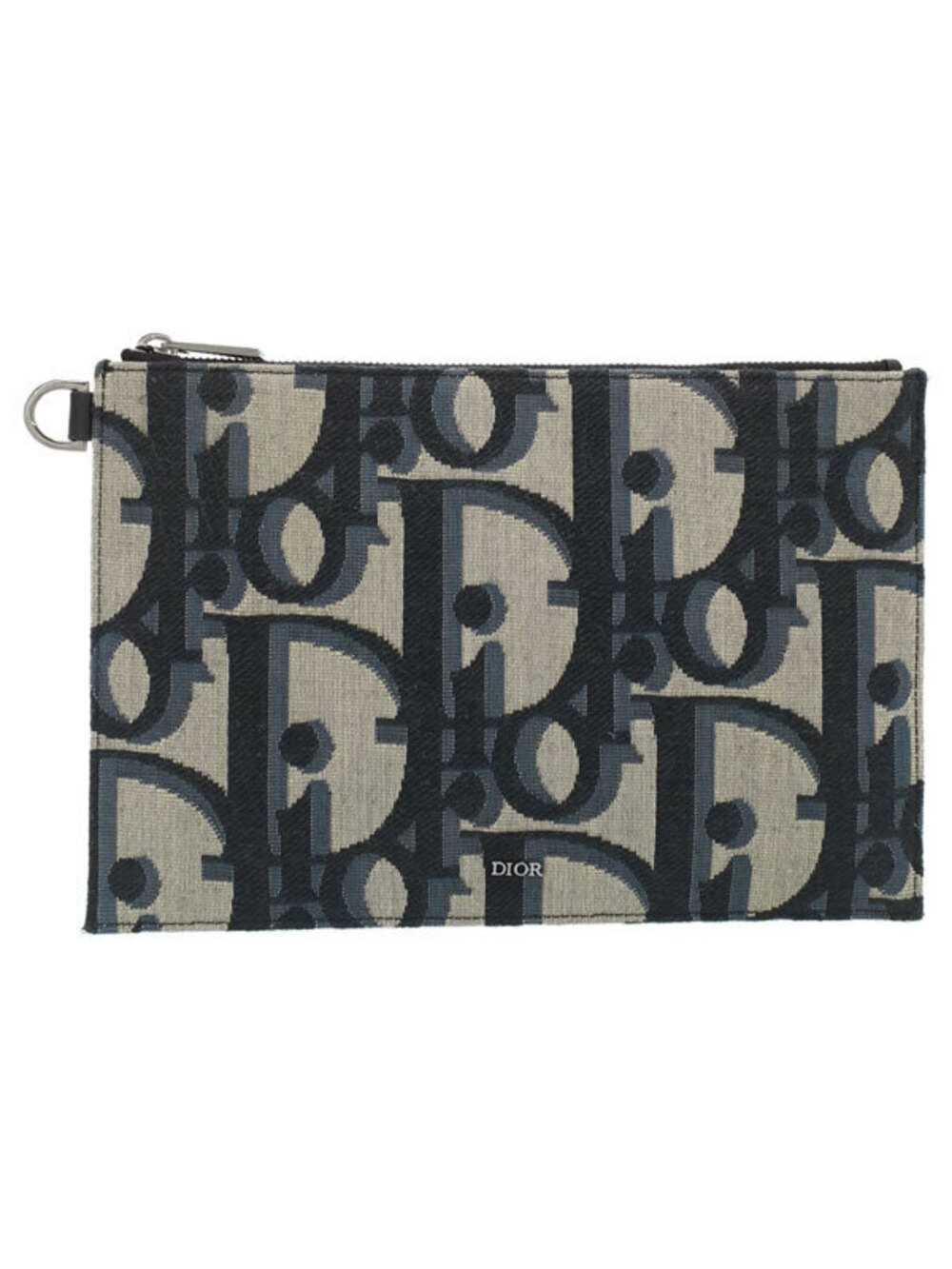 Christian Dior Maxi Oblique Pouch Clutch Bag